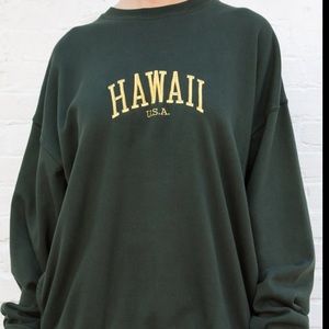 Brandy Melville Erica Hawaii oversized sweatshirt, brand new!